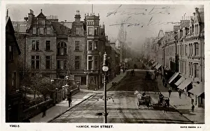 Roxburghshire: High Street, Hawick, Scotland