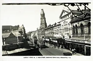 Fremantle: High Street, showing Town Hall, Fremantle, Australia