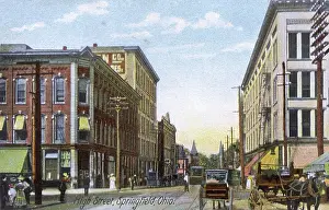 Springfield: High Street, Springfield, Ohio, USA