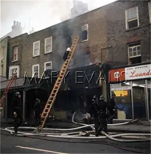 Launderette: HIGHGATE FIRE 1974