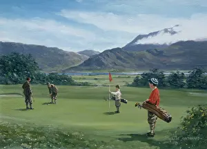 Caddies: Highland Caddies ' golfing scene