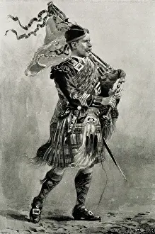 Sporran: Highland Scots Piper