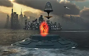 Colonization: A highly advanced civilization on the surface
