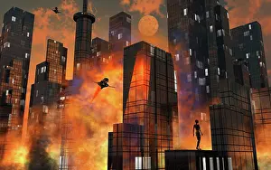Colonization: A highly advanced futuristic city run by artificial
