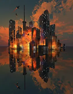 Colonization: A highly advanced futuristic city run by artificial