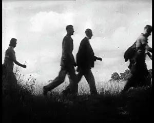Hikers: Hikers Walking Past the Camera