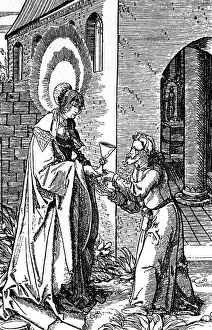 Swabian: Hildegard, circa 760 - 30.4.783, saint, queen