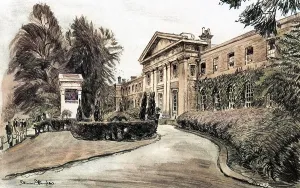 Ridgeway: Mill Hill School, main entrance