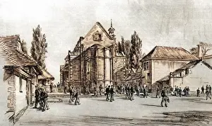 Fives: Mill Hill School, view from the Quad
