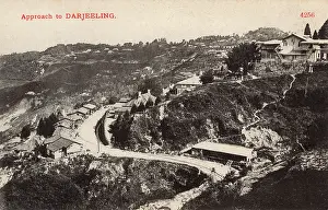 Darjeeling: Hill station, approach to Darjeeling, India