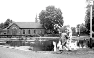 Ridgeway: Mill Hill, the Village Pond, the Ridgeway c1965