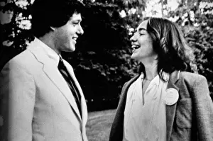 The Everett Collection: Bill and Hillary Clinton at her 10th year alumni
