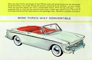 Motorcar: A Hillman Minx Three-way Convertible