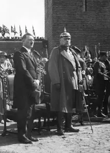 Olsztynek: Hindenburg and Adolf Hitler