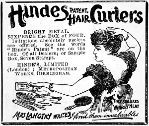Langtry: Hindes hair curlers