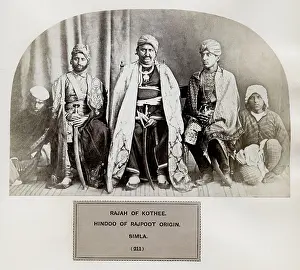Rajah: Hindoo of Rajpoot origin, Simla. Kothi, Hindu, Rajput, India