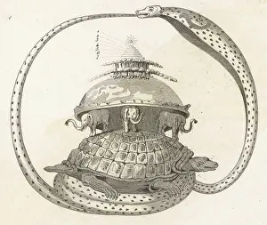 Conceived: Hindu concepts: the universe or cosmic turtle