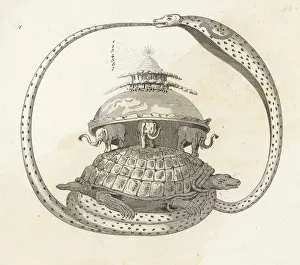 Sustained: Hindu cosmic turtle