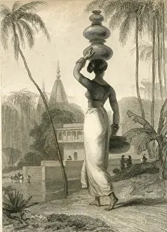 Hindu: A Hindu Female by William Daniell