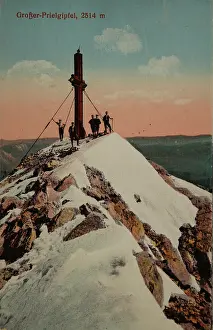 Wels: Hinterstoder. Great Priel summit (2514 m). 1920