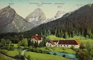 Hinterstoder: Hinterstoder. Johannishof. 1911. Photochrom