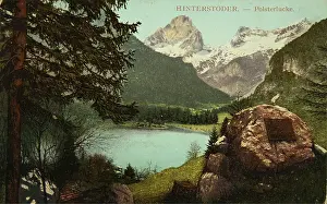 Hinterstoder: Hinterstoder. Polsterlucke. 1911. Photochrom