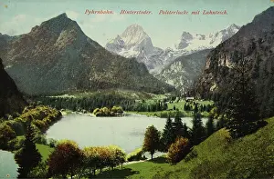 Gmunden: Hinterstoder. Polsterlucke with Lahnteich. 1906