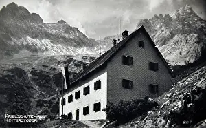Hinterstoder: Hinterstoder. Prielschutzhaus. 1935. Photograph