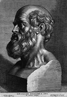 Pontius: Hippocrates (460-375 BC). Engraving after ?