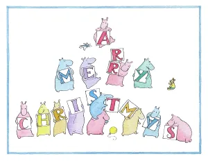 Spelling: Hippos with A Merry Christmas