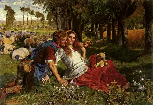 Holman: The Hireling Shepherd, by Holman Hunt