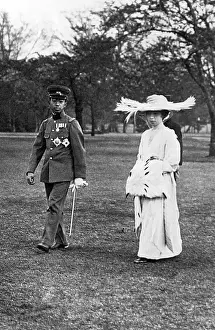Sadako: Hirohito with his mother Sadako, 1926