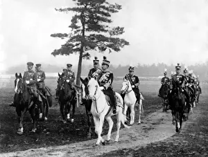 Hirohito: Hirohito visiting troops, 1936