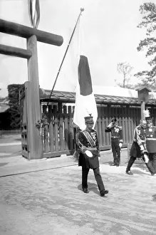 Yasukuni: Hirohito at Yasukuni Shrine, 1929