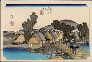 Utagawa: Hiroshige - 53 Stations of the Tokaido - Print 5