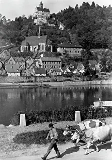 Neckar: Hirschhorn, 1935
