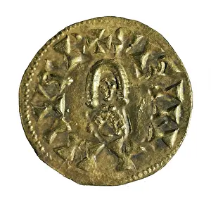 Philately: Hispanic-Visigothic triens of Sisenand of the