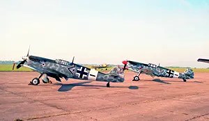 Hispano: Hispano HA.1112 Buchon G-BOML and D-FEHD