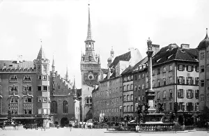 Marien: Historic Munich: Marienplatz in Munich