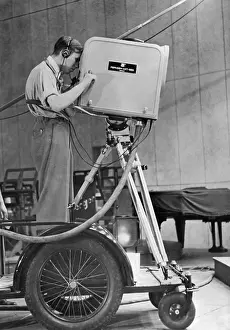 Kaiserdamm: Historic television camera, 1938