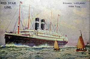 Arterra - Collection Philippe Clément: Historical drawing of the SS Lapland