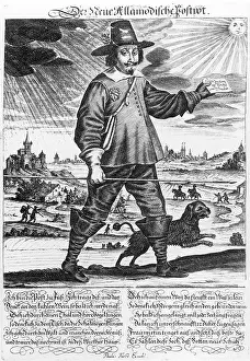 Messenger: Historical image of a postman
