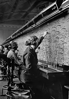 Switchboard: Historical telephone exchange, 1925