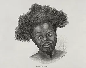 Congolese: History of Africa. The Congo. Chief of Mbe
