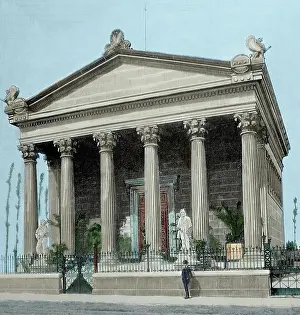 Ilustracion: History. Barcelona. 19th century. Workshop Masriera. Exterio