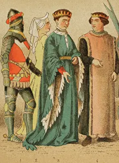 1422: History of England. 1400-1450. From left to right