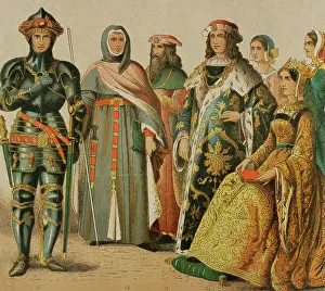 1421: History of England. 1400-1450. From left to right