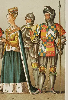 1502: History of England. 1450-1500. From left to right