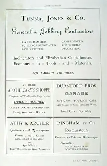 Menus: A history of a Field Ambulance