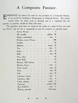 Menus: A history of a Field Ambulance